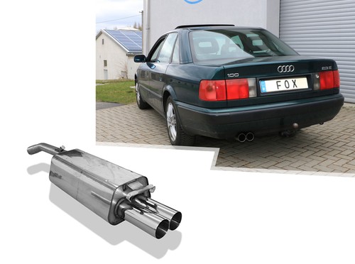Edelstahl sportauspuff audi - ,