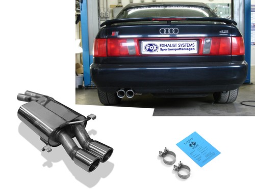 Edelstahl sportauspuff audi - sportauspuff,